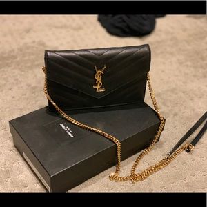YSL envelope wallet on Chain-Purse